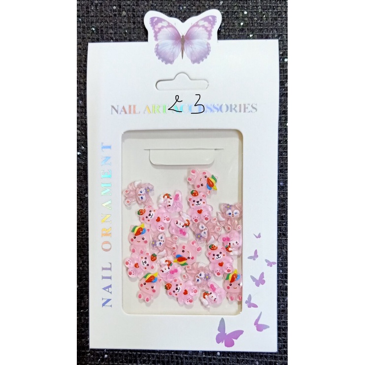 (Hàng mới về) Charm nơ, charm thú đính móng dành cho Nail 25k/1 set