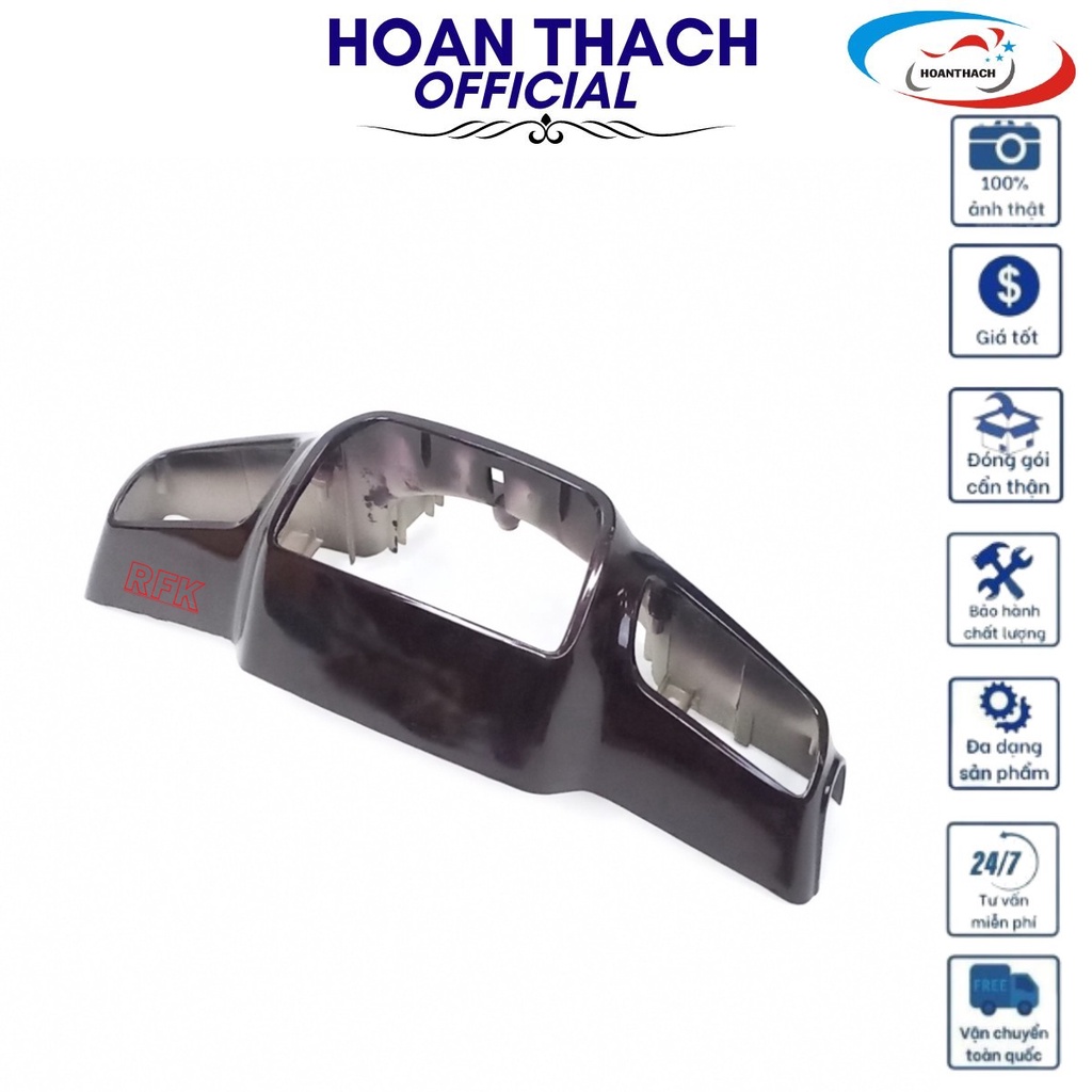 Ốp đầu trước cho xe máy Dream lùn màu nho nhựa đài loan,chính hãng HOANTHACH SP002069