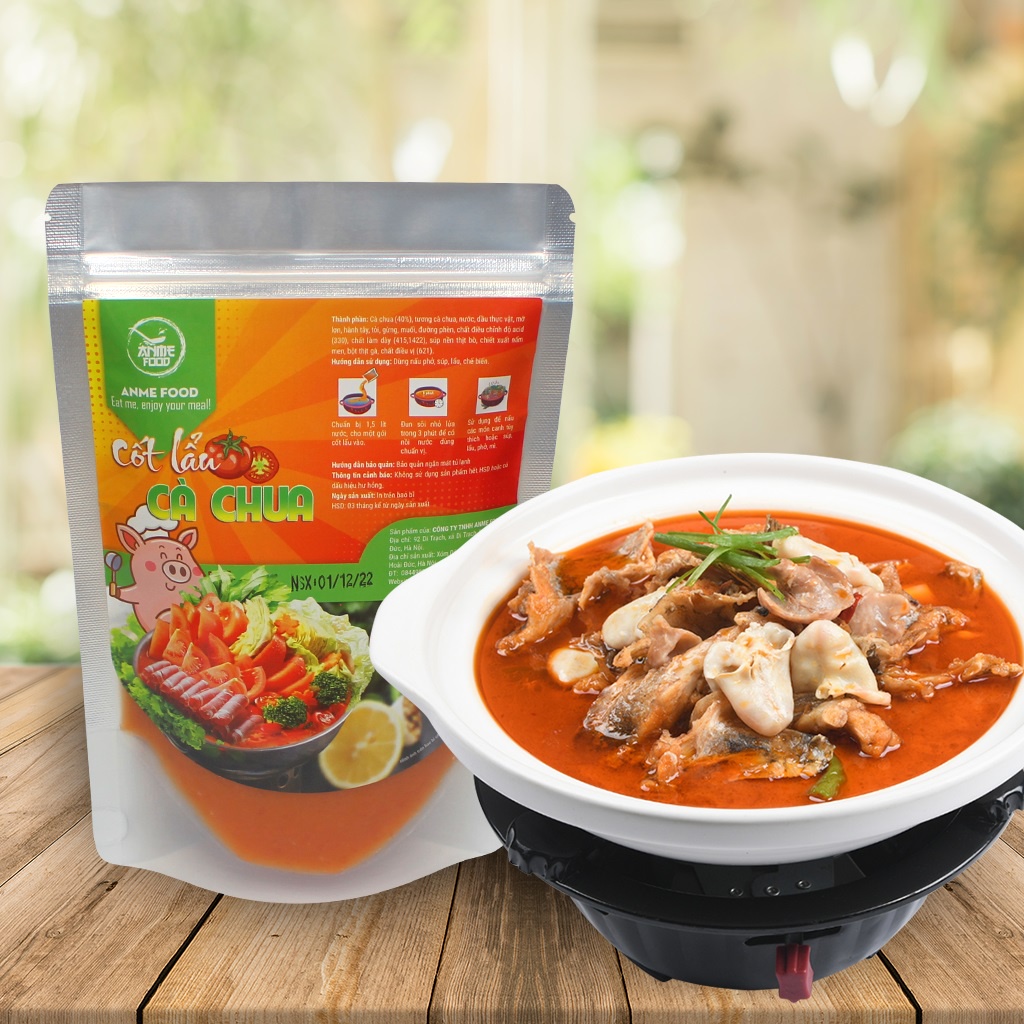 Nước cốt lẩu cà chua anme food gia vị nấu lẩu thơm ngon chuẩn vị 250g một - ảnh sản phẩm 2