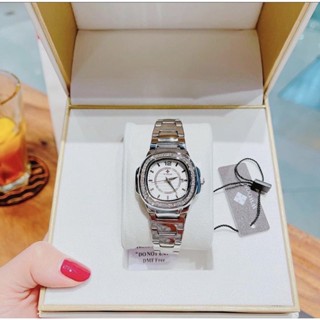 [CHÍNH HÃNG] Đồng Hồ Đeo Tay Nữ Dây Kim Loại, Đồng Hồ Nữ Thời Trang WWOOR Viền Thép Cao Cấp Siêu Đẹp W 8847
