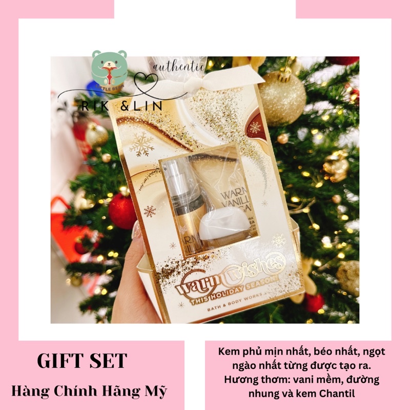 VANILLA DREAM |SUNSET GELATO |COCONUT COAST| lWARM VANILLA SUGAR|TROPICAL |WARM VANILLA SUGAR _ Xịt Thơm Set BBW