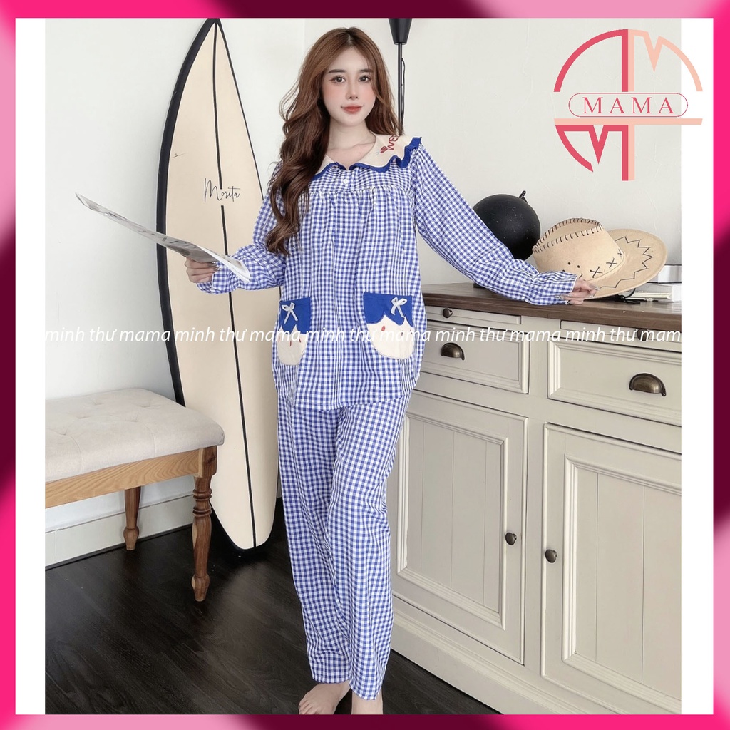 Bộ bầu - bộ sau sinh - cho con bú - Hai chức năng ( Túi Thêu Qủa Dâu WEET-Dài )