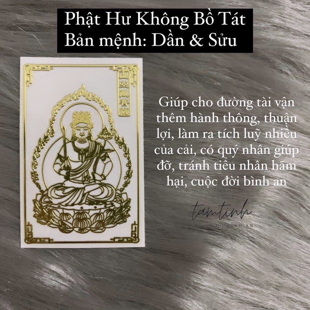 Miếng Dán Điện Thoại Phật Bản Mệnh 12 Con Giáp