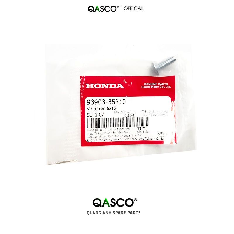 Vít tự ren HONDA nhiều dòng xe 5x16