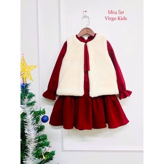 Set váy Mina tiểu thư cho bé gái