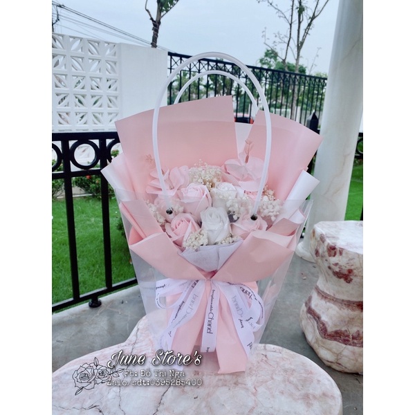 Bó Hoa 10 Bông Mix Hoa Khô