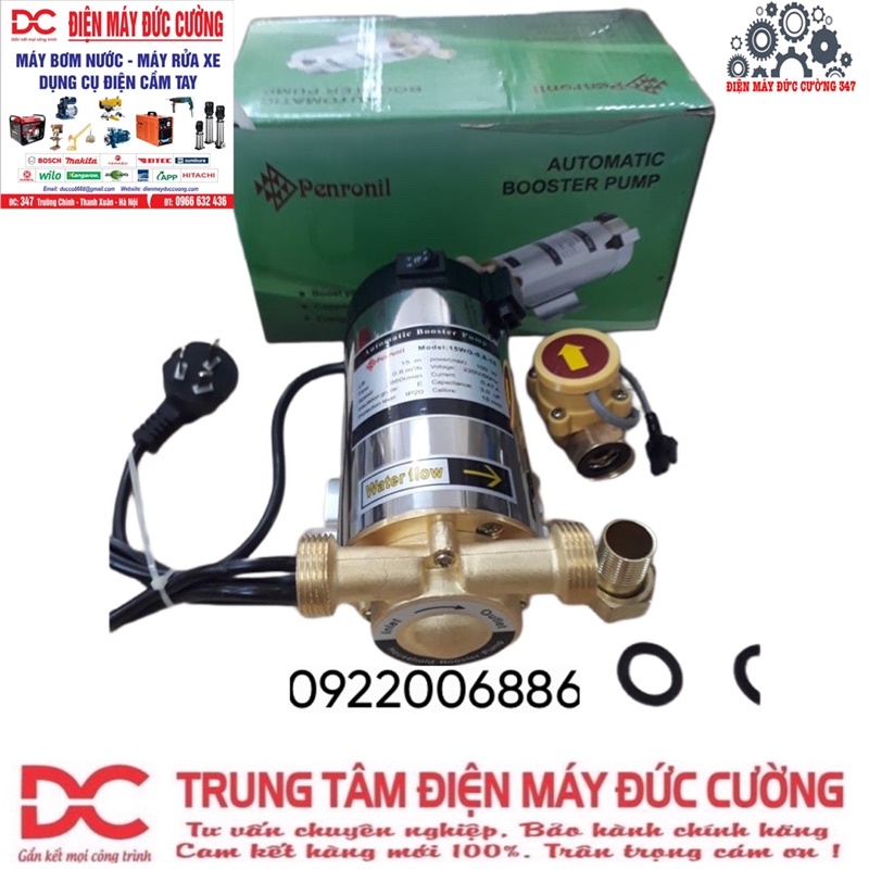 Bơm tăng áp Penronil Ý 100w cao cấp - bơm tăng áp bình nóng lạnh máy giặt