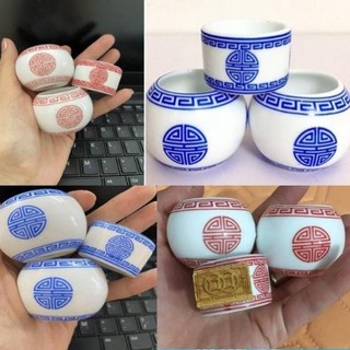 Cóng chim Bigolive cóng sứ chào mào chữ thọ phụ kiện lồng chim