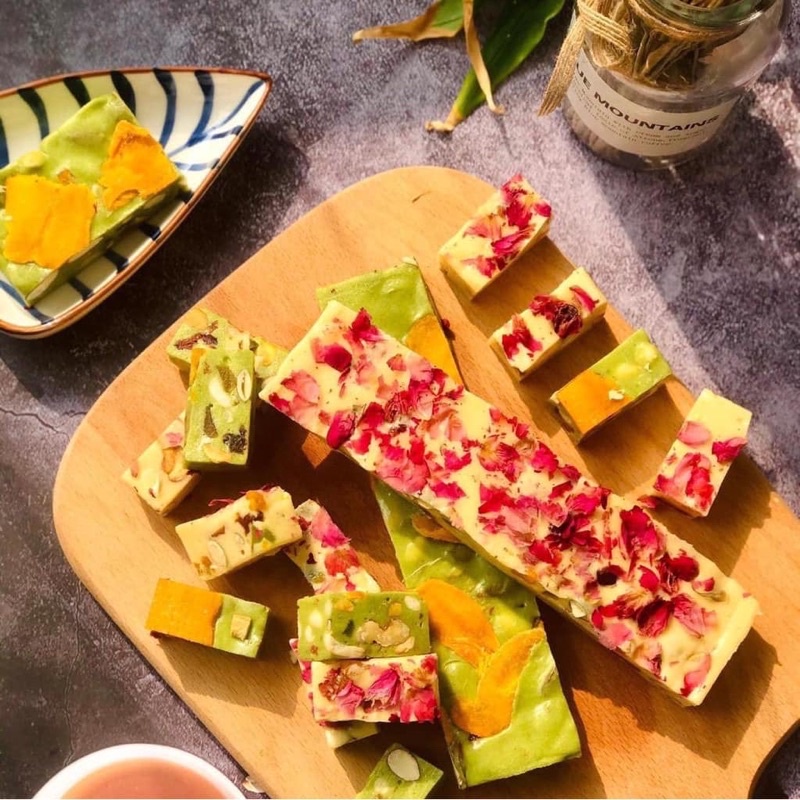 SET NGUYÊN LIỆU LÀM KẸO NOUGAT CƠ BẢN SIÊU NGON_TONGKHOMINHNGUYEN