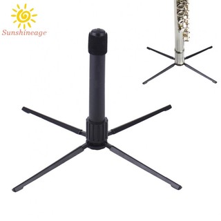 【SUNAGE】Clarinet Stand Flute Stand Foldable Iron+Plastic Base Bracket Clarinet Rest【HOT Fashion】