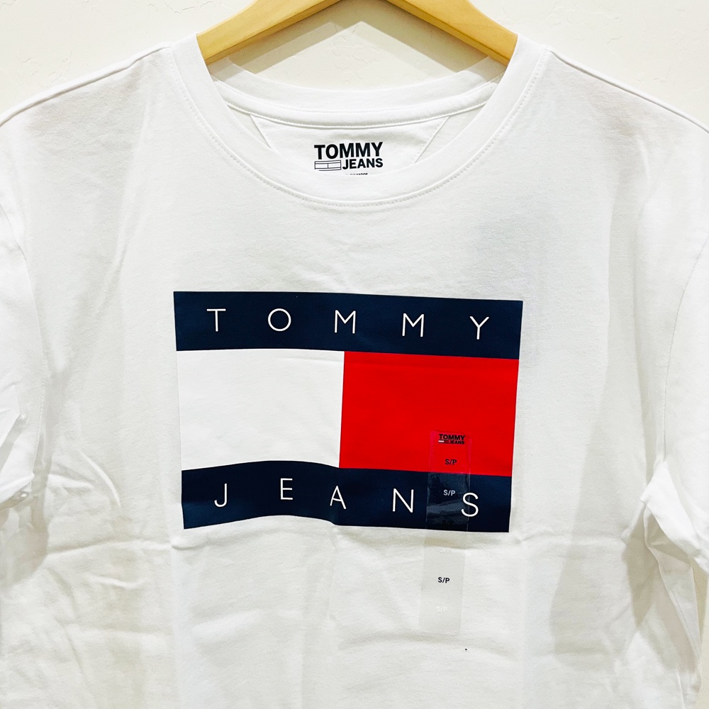 Áo thun nữ Tommy Jeans Cropped Cotton Flag Logo - NHIỀU MÀU