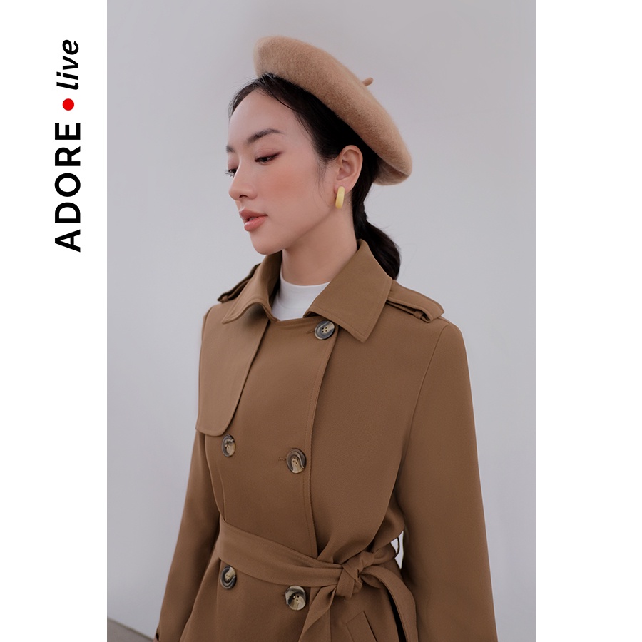 Áo khoác trench coat lửng 4 màu 2LTC2001 ADORE DRESS