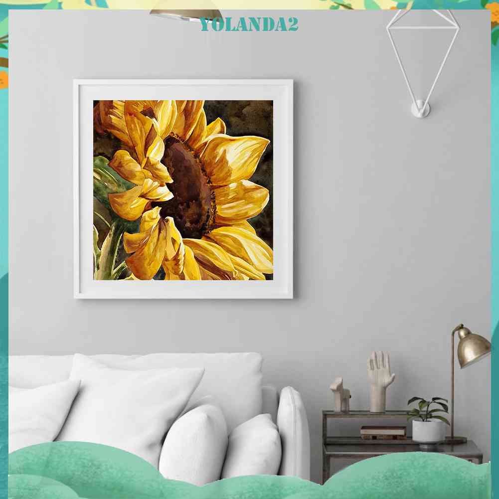 Bộ Tranh Thêu Chữ Thập DIY Hình Hoa Hướng Dương 11CT Yolanda2 /