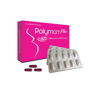 Polymom Plus - Giúp bổ sung sắt, vitamin B12, acid folic và DHA cho bà bầu - nhathuocphuongtrang