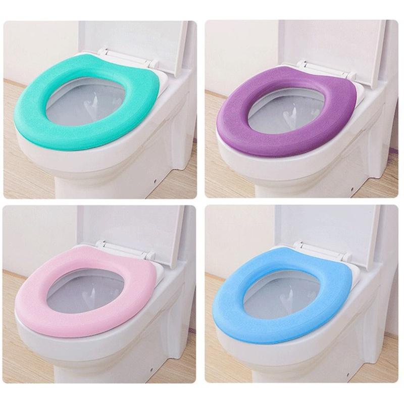 Miếng lót bồn cầu SILICON êm, mềm  không thấm nước dễ vệ sinh tiện dụng