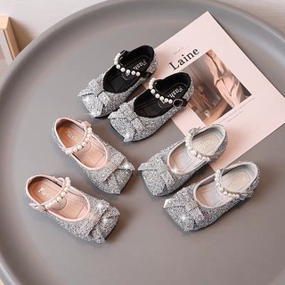 Giày búp bê đính full đá gắn nơ xinh xắn quai đính ngọc mã YY-761