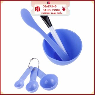 Bộ dụng cụ trộn đắp mặt nạ 4in1