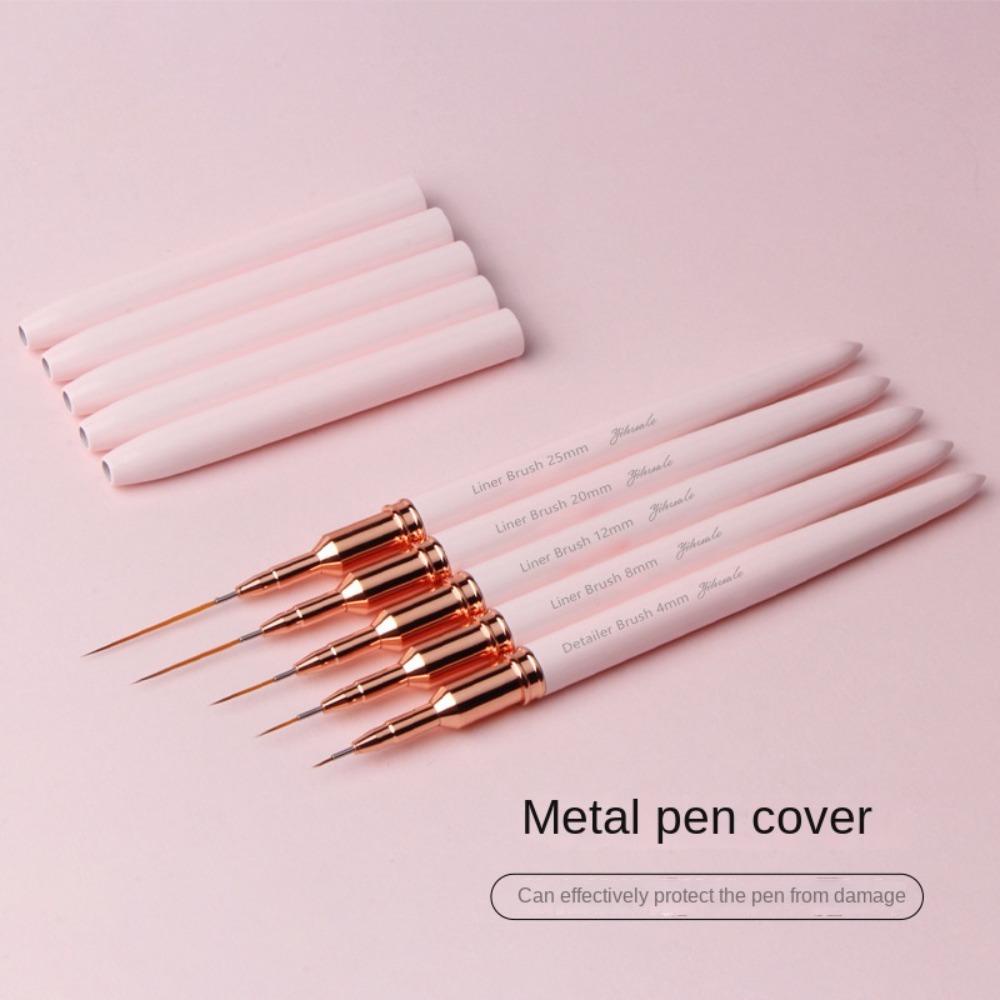 Cọ Vẽ Trang Trí Móng Tay Nghệ Thuật Bằng Sợi Nylon Phong Cách Châu Âu