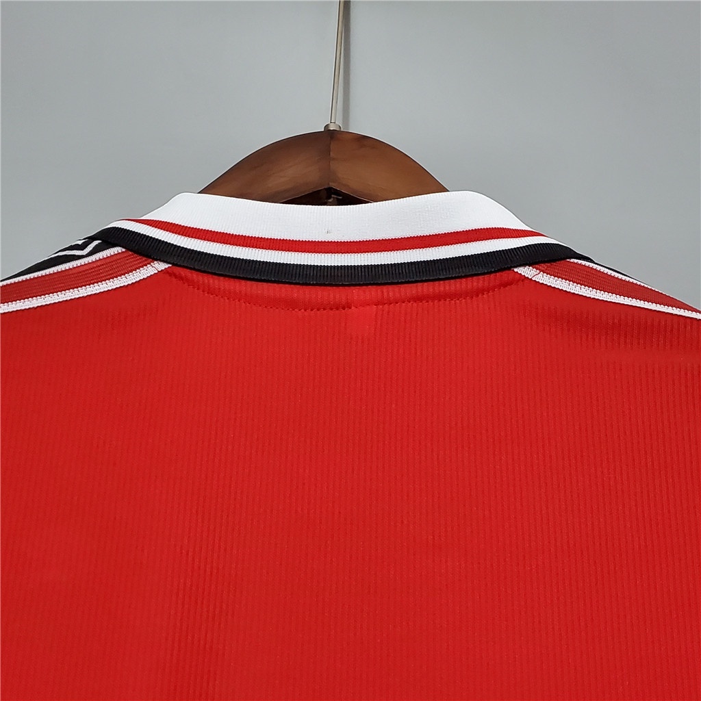 Áo Thun NgắN Tay In Chữ Manchester United Cho Nam # 1998 / 1999