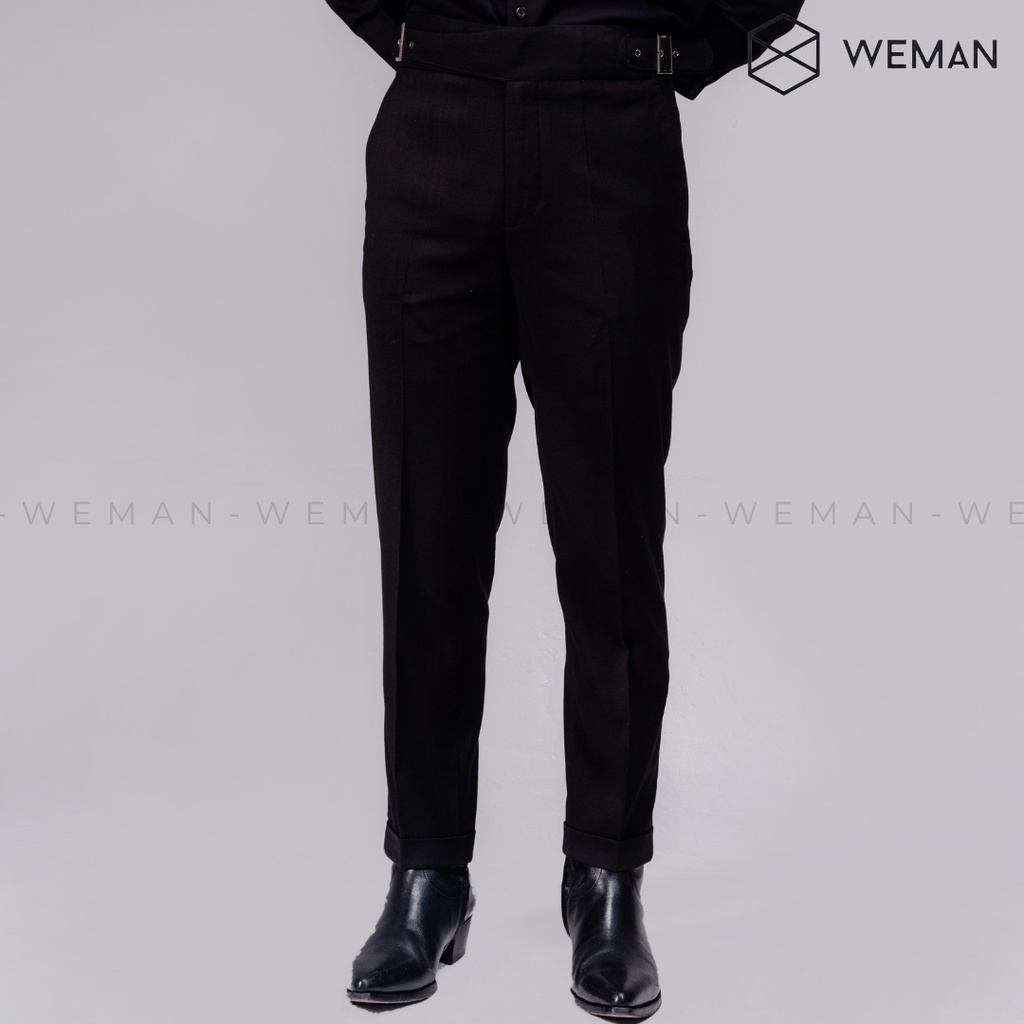 Quần Âu Nam Thiết Kế WEMAN Cạp Cao, Chất Liệu Wool Cao Cấp Chống Nhăn Xù Dáng Slim Fit Trẻ Trung WMQ2206 | BigBuy360 - bigbuy360.vn