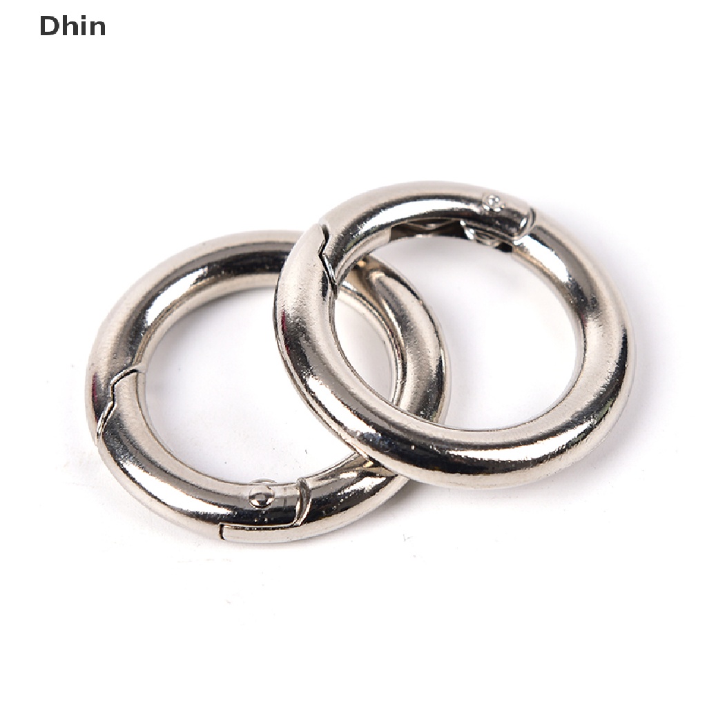 Set 5 Móc Treo Đồ Hình Tròn Bằng Kim Loại 31mm Tiện Dụng