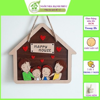 Bảng gỗ decor trang trí nhà cửa 🚀Freeship EXTRA🚀 Mẫu BM_007 GIA ĐÌNH 3 NGƯỜI, 4 NGƯỜI, 5 NGƯỜI