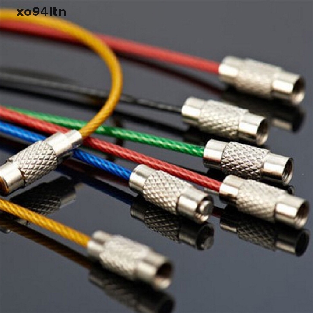 Set 5 Dây Móc Khóa Bằng Thép Không Gỉ Thời Trang