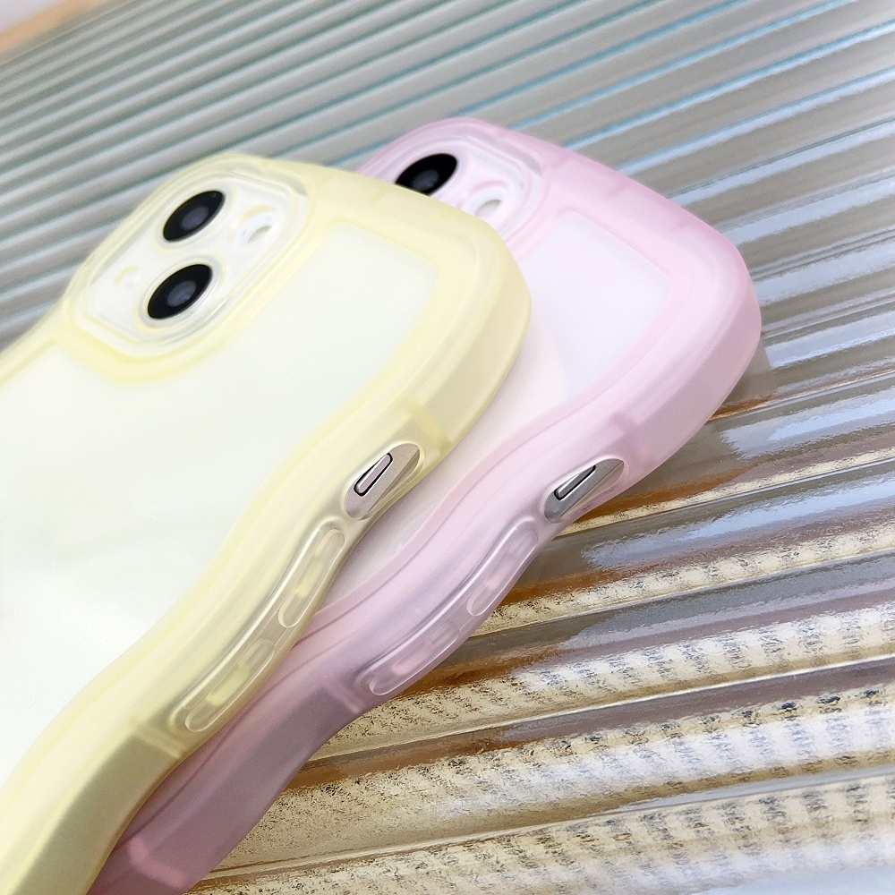 Ốp Điện Thoại Silicone Mềm Trong Suốt Chống Sốc Màu Macaron Dễ Thương Cho iPhone 14 Pro Max 14 Plus 13 Pro Max