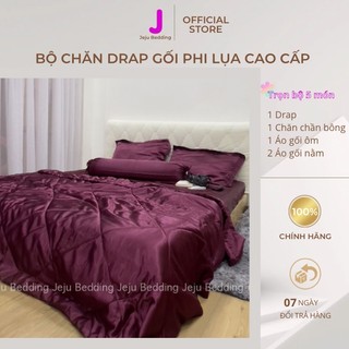 Chăn drap gối phi lụa cao cấp jejubedding