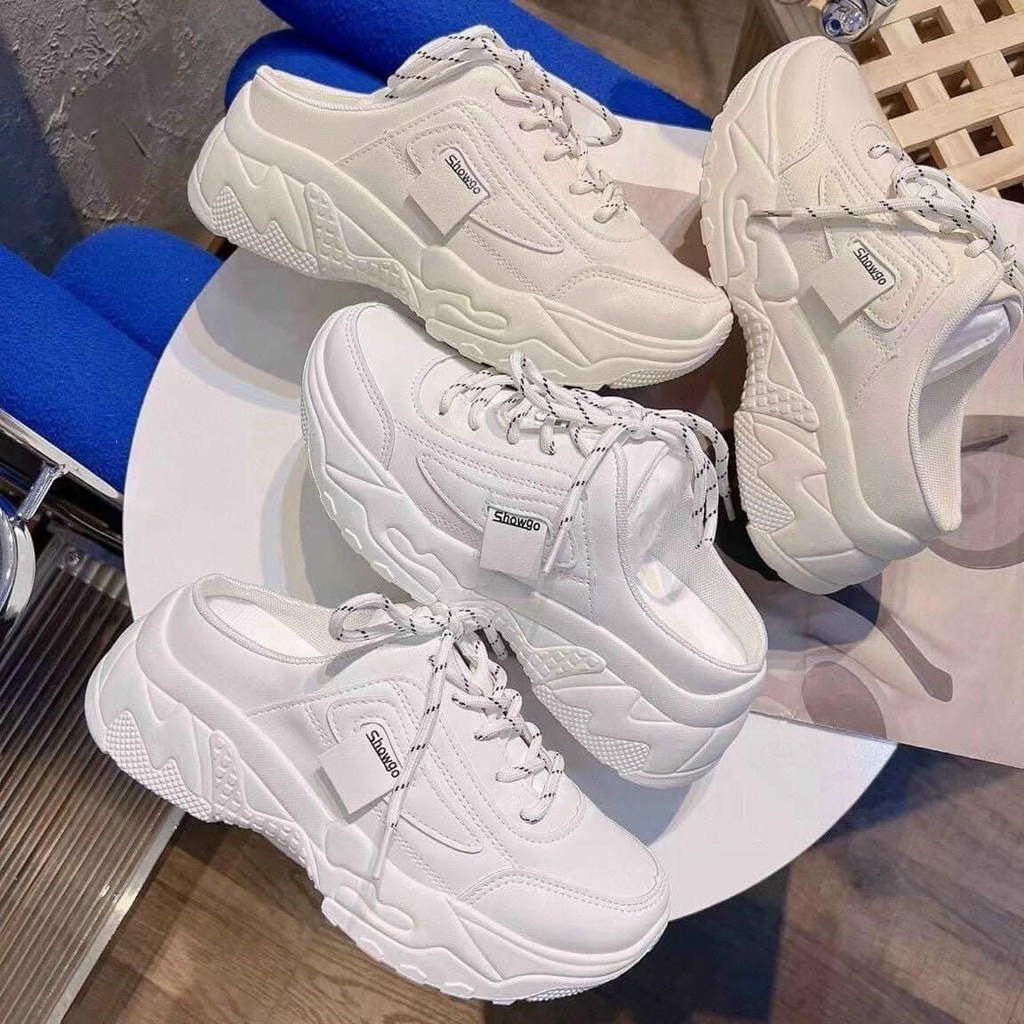 Giày Sục Thể Thao Đế Độn ,sục Snaeker Ny Nữ Cao Cấp