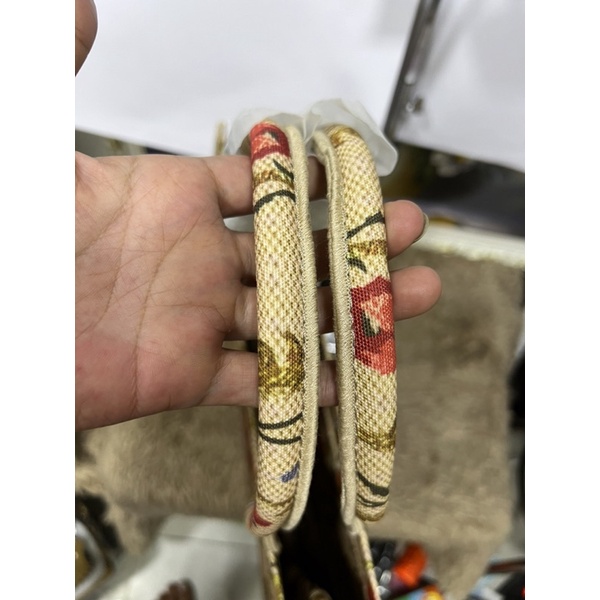 Túi xách vải hoa size 41