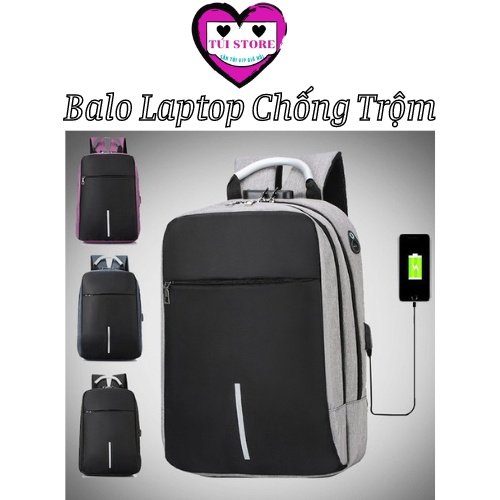 Balo Laptop Cao Cấp Chống Trộm Mã Khóa Siêu Nhẹ Phản Quang