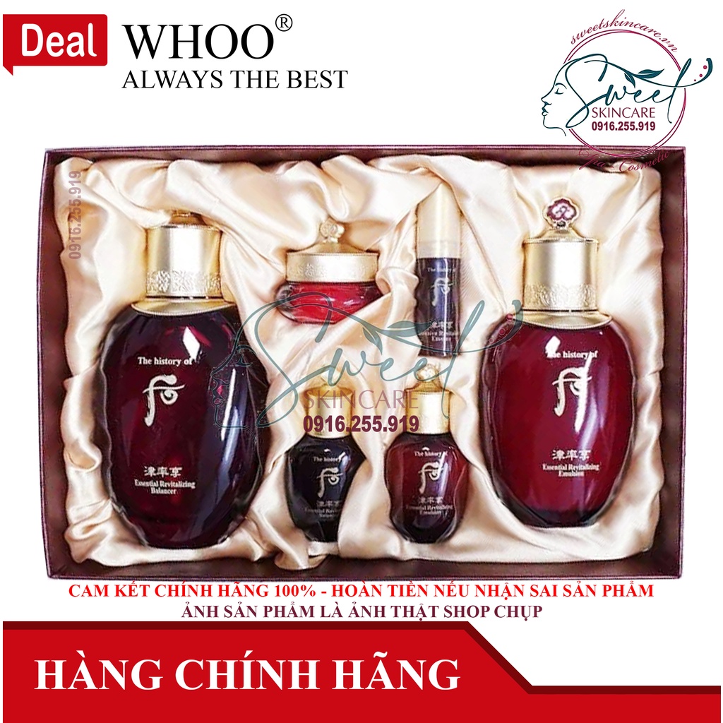 Set Dưỡng Da Bổ Sung Tân Dịch Cho Làn Da Lão Hóa Whoo Jinyulhyang Special - 2021