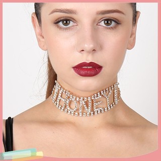 Vòng Cổ Choker Đính Đá Thời Trang Cho Nữ