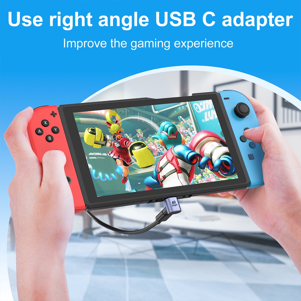 Đầu Chuyển Đổi USB C 100W 4.0 40Gbps 8K @ 60Hz OTG Cho Laptop / Máy Tính Bảng / Điện Thoại