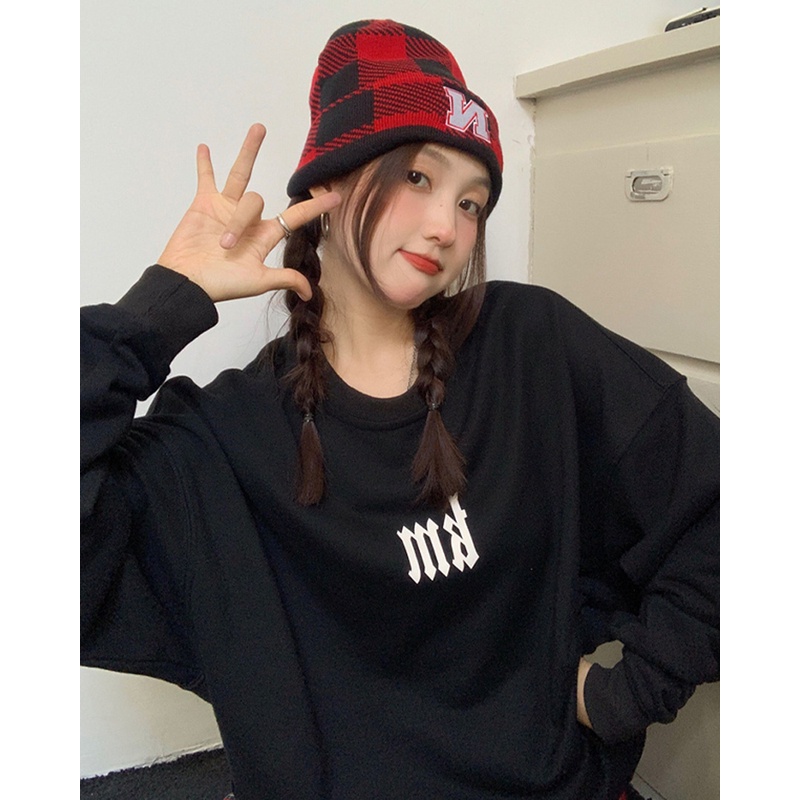 NRVP Áo Thun Nữ Dài Tay 100% Cotton Phong Cách Hàn Quốc Thời Trang Mới 2023