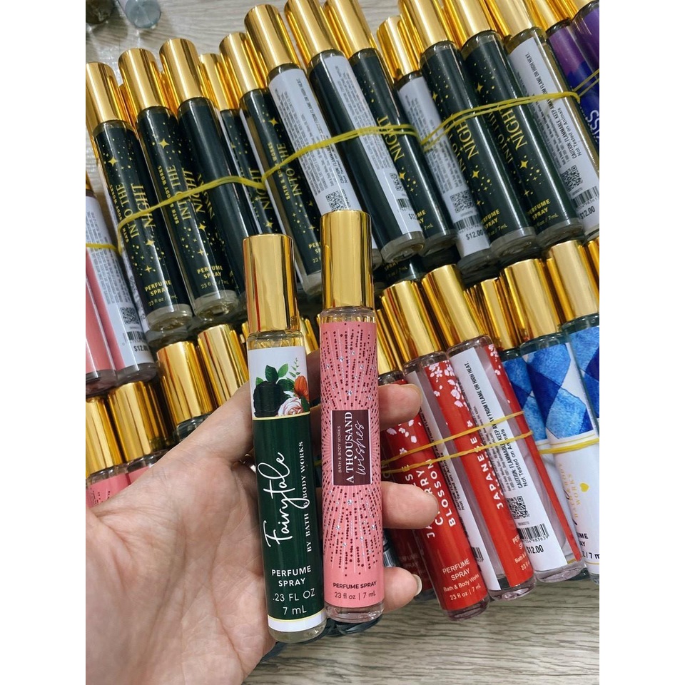 Xịt thơm body mist bath & Body Works