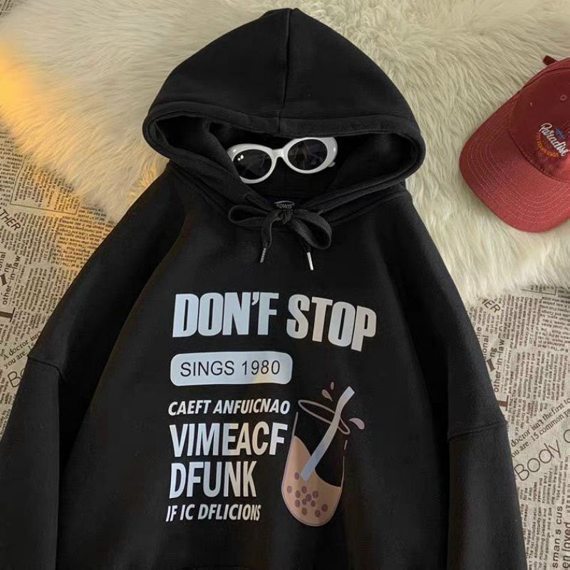 Aó Khoác Nam Nữ hoodie DON'T STOP form rộng , nỉ 2 lớp hàng loại 1 Unisex dễ phối đồ Trend 2022 BiluxOfficialStore