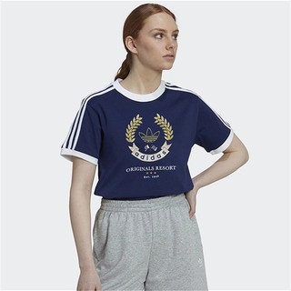 Áo Thun Tay Ngắn Chất Liệu 100% Cotton In Logo Adidas Cho Nữ