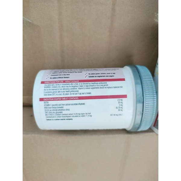 Viên uống đẹp da tóc móng của Swisse Hair Skin Nails 60v /100 viên