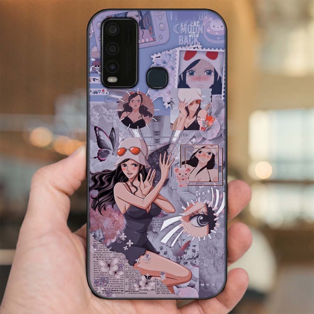 Ốp lưng Vivo Y30, Y50 viền đen in hình Nico Robin One Piece Đảo Hải Tặc
