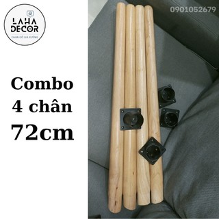 > combo 4 chân pad chụp dài 72cm - đa dạng kích thước - tặng pad sắt chất lượng gắn bàn