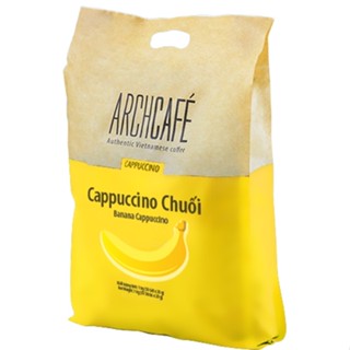 Cappuccino chuối - cà phê chuối Archcafe túi 50 gói 24g