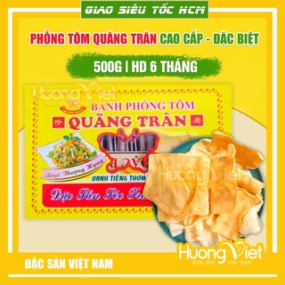 Bánh phồng tôm Quãng Trân cao cấp đặc biệt 500gr, bánh phồng tôm Sóc Trăng