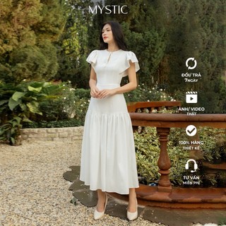 Đầm xếp ly tay bèo Mysticcollection ĐLH00020722