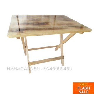 Bàn Xếp Tiện Lợi Gỗ Thông 🔴 Khò Lửa Độc Đáo🔴 Ảnh Chụp Thật
