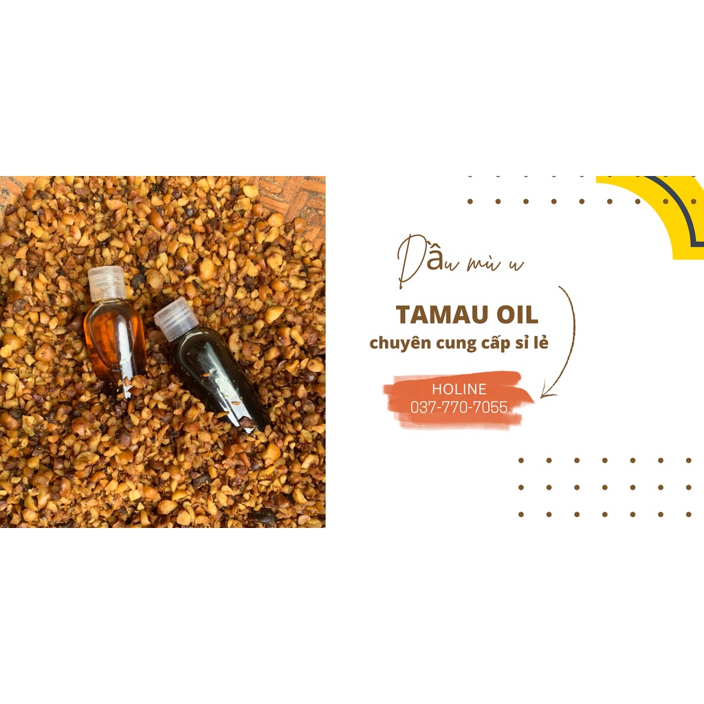1kg Dầu mù u tamau nguyên chất ép lạnh hỗ trợ thâm , bỏng , trầy xước ,…..