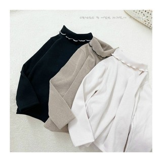 Set 3 áo tăm cổ bèo