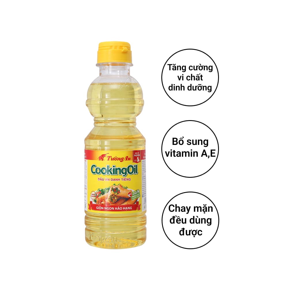 Dầu thực vật Tường An Cooking Oil chai