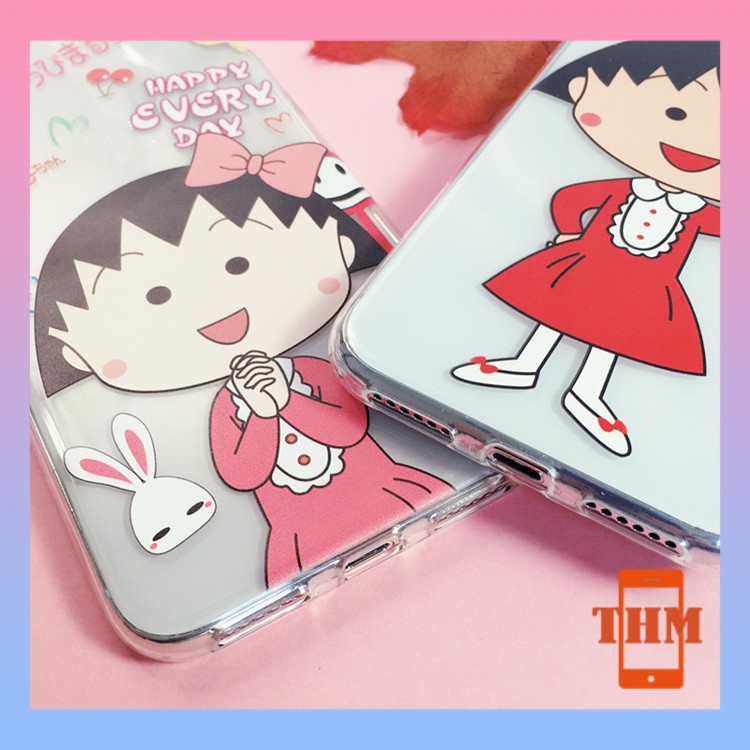 Ốp Điện Thoại Trong Suốt Hình Maruko Cho iPhone 6 / 6plus / 6s / 6splus / 7 / 7plus / 8 / 8plus / x / xr / xs / 11 / 12 / 13 / pro / max / plus / promax / 732